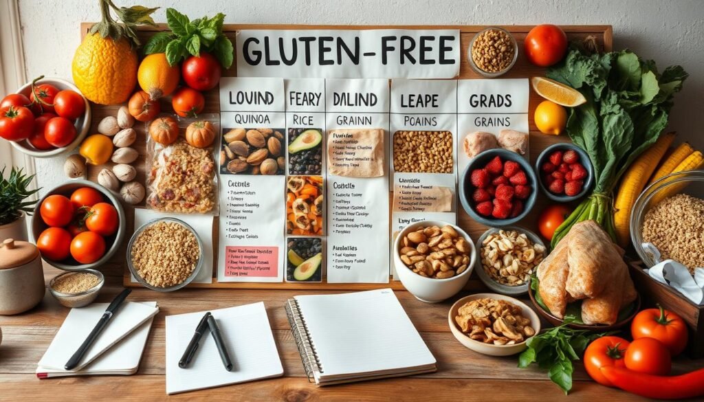 planification de repas sans gluten