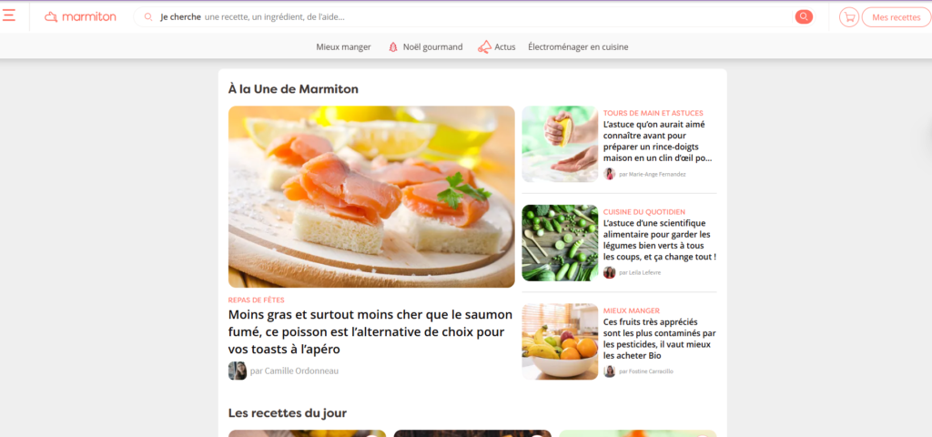 Nouveau Avis sur Marmiton.org